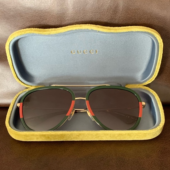Gucci Aviator Metal Sunglasses 🔥🤭 NEW